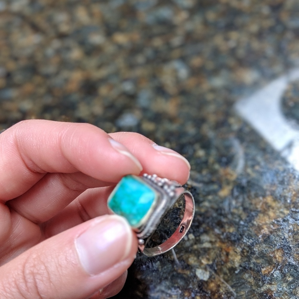 Sterling silver ring - Picture 2 of 4